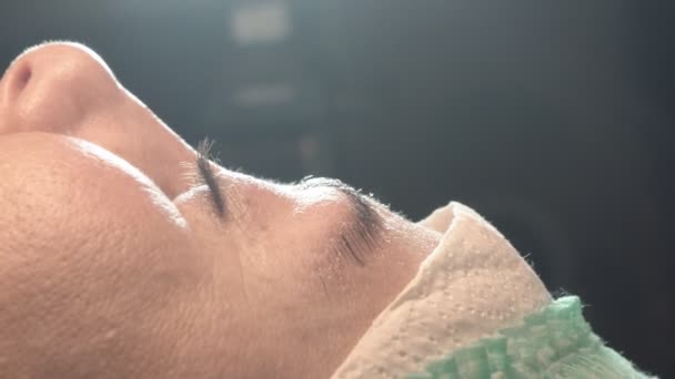 Салоні Краси Брів Майстер Доглядає Бровами Дизайн Забарвлення Стилю Ламінування — стокове відео