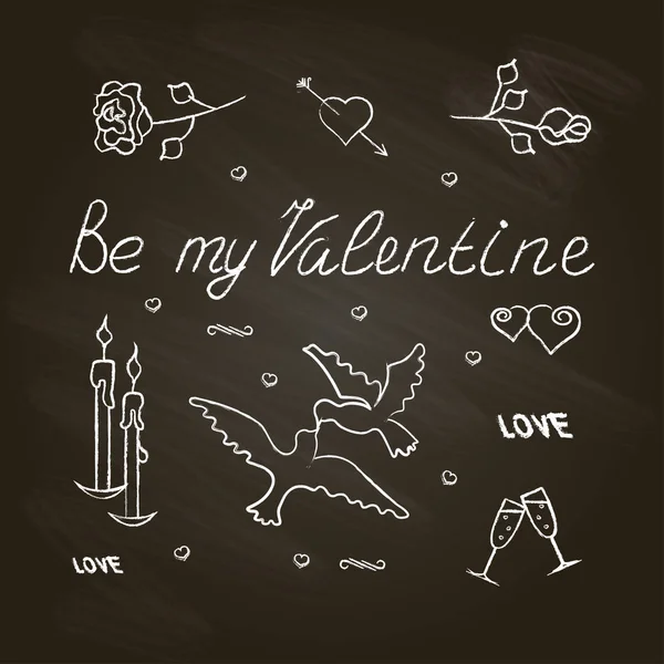 Banner pentru Ziua Îndrăgostiților — Vector de stoc