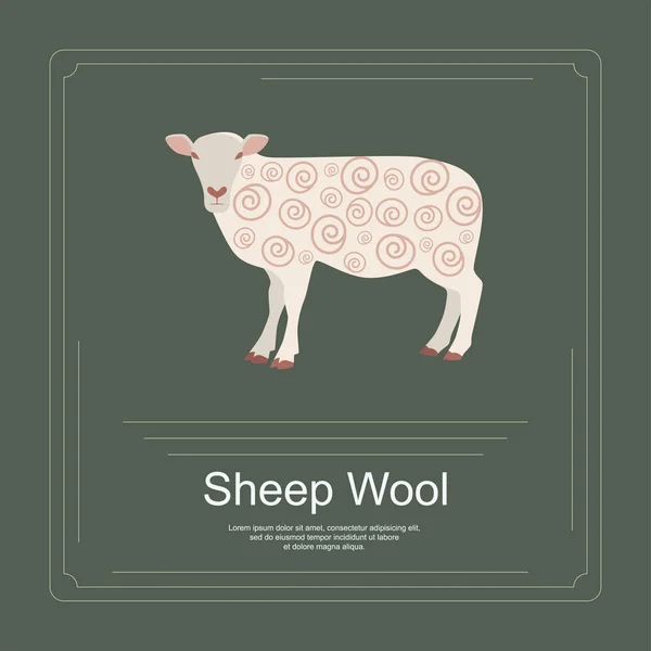 Логотип овец — стоковый вектор
