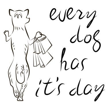 every dog has its day clipart