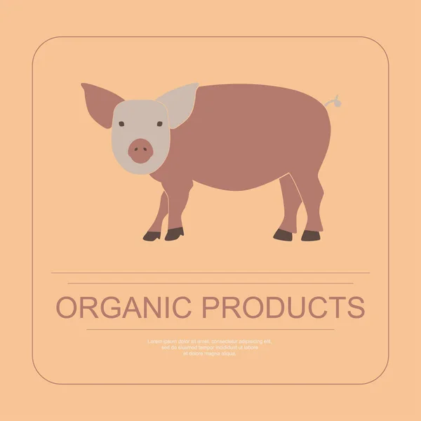 Logotipe av ekologisk produkt — Stock vektor
