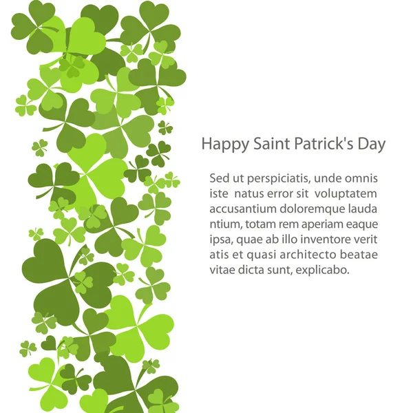 St patricks jour fond — Image vectorielle