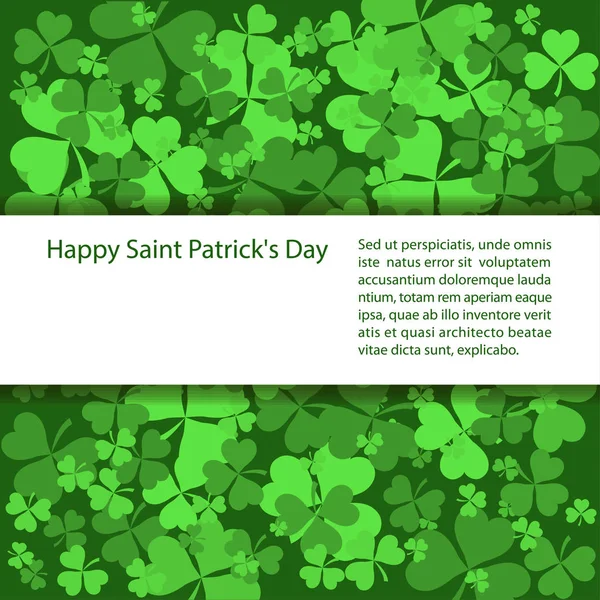 St Patricks φόντο ημέρα — Διανυσματικό Αρχείο