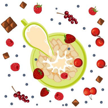 çilek ile Kahvaltı