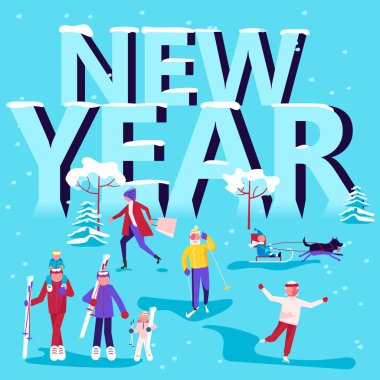 Kış mevsiminde yeni yıl
