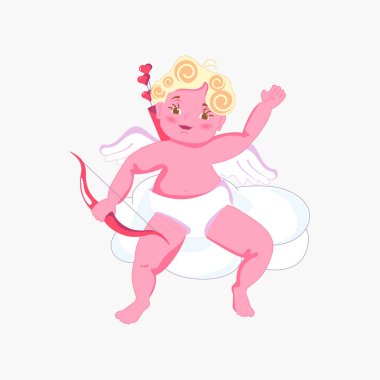 Oyuncu Cupidto bir oku hedefler