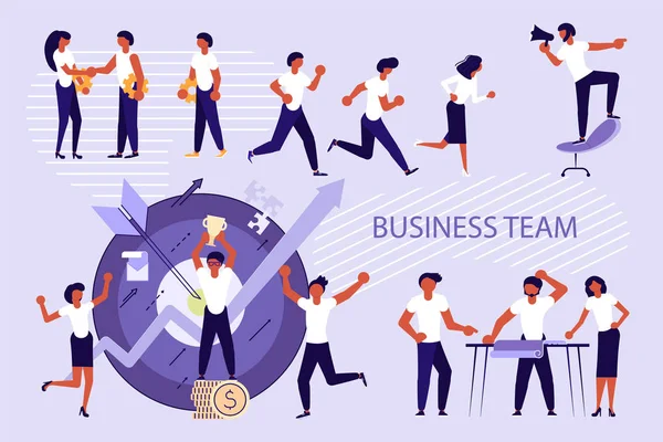 Концепция Business Team — стоковый вектор