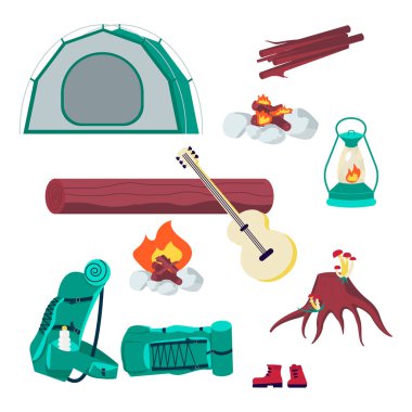 Hiking camping stuff set