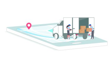 Paket ve posta dağıtım servisi