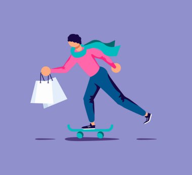 Bakkaliye ve yiyecek teslimatı.