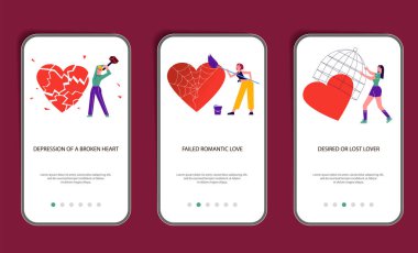 Kırık kalbin metaforu.