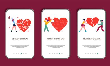 Kırık kalbin metaforu.