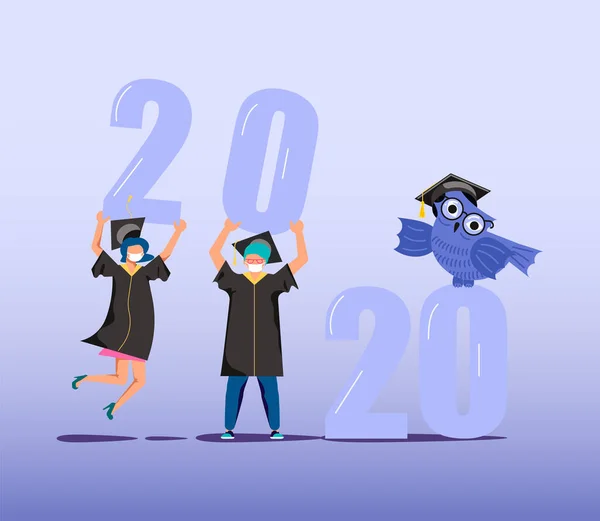 2020年毕业构想 — 图库矢量图片
