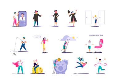 Finansal bilgiler için bir grup insan