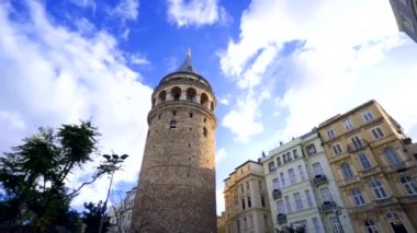 Galata Kulesi - Istanbul - görünümü altında