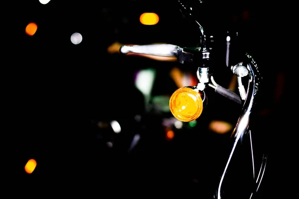 Lamp in the black back ground at the shop . — Stock Photo, Image