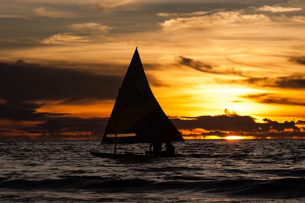 Sunfish navegando al atardecer — Foto de Stock