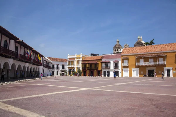 Plaza de Aduanas en Cartagena — Foto de Stock