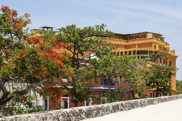 Ciudad vieja de Cartagena de Indias — Foto de Stock
