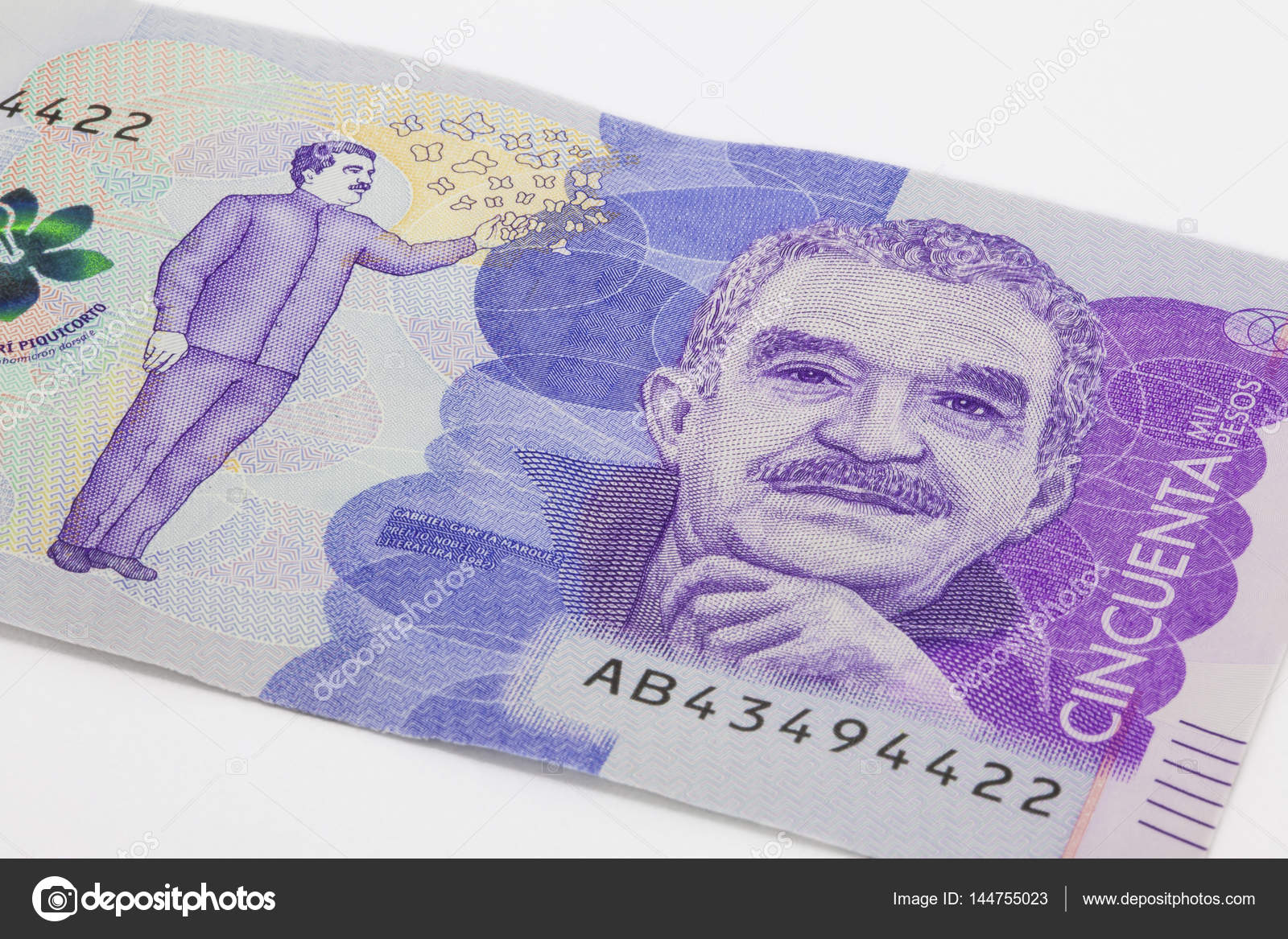 Cincuenta Mil Pesos Colombianos Bill Fotograf a De Stock Anamejia18 
