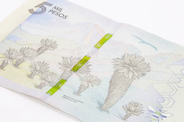 Five Thousand Colombian Pesos Bill — Stock Photo, Image