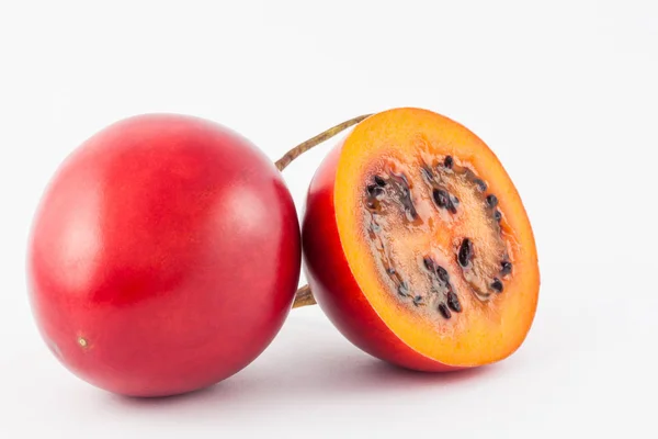 充满异国情调的热带水果，称为树番茄 (龙葵 Betaceum) — 图库照片