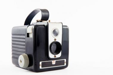 İzole antika fotoğraf makinesi