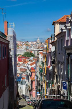 Lizbon şehir merkezinde güzel sokaklar