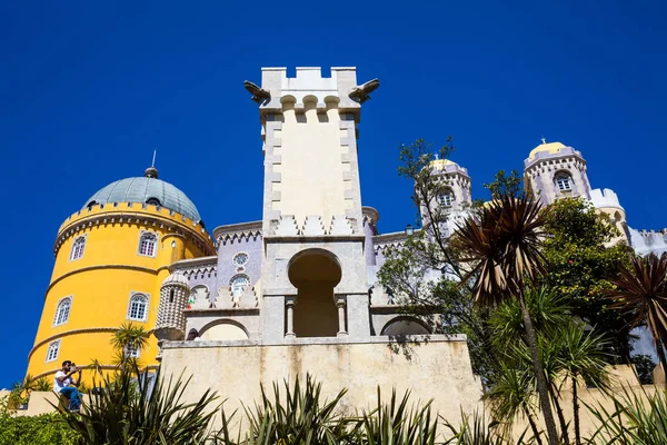 The Pena Palace located at the municipality of Sintra in Portugal — Stock Photo, Image