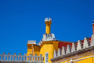 Portekiz 'in Sintra belediyesindeki Pena Sarayı