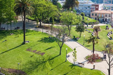 Vila Nova de Gaia 'daki Morro Bahçesi manzarası