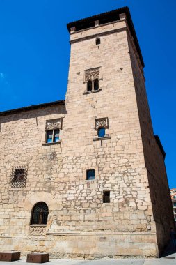 The historic Fermoselle Palace best known as the Air Tower built on 1440 in Salamanca, Spain