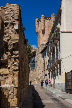 The historical Clavero Tower built on the fifteenth century in the city of Salamaca in Spain