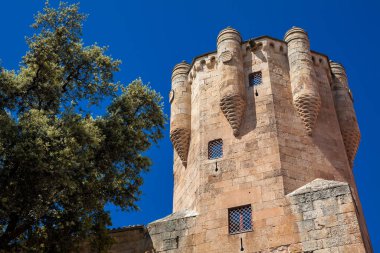 The historical Clavero Tower built on the fifteenth century in the city of Salamaca in Spain