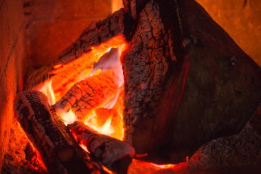 Soyut doku duman ve ateş