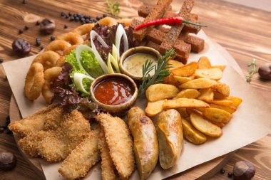 bira için kızarmış snack