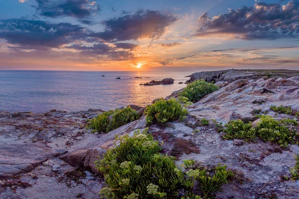 Quiberon üzerinden günbatımı