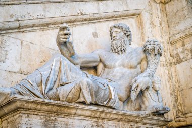 Capitoline Tepesi üzerinde Roma heykel