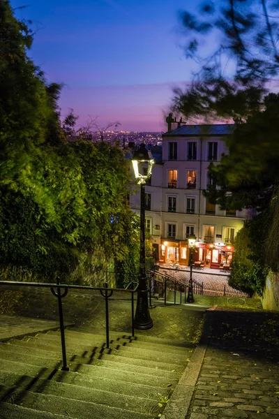 Wzgórza Montmartre w Paryżu — Zdjęcie stockowe