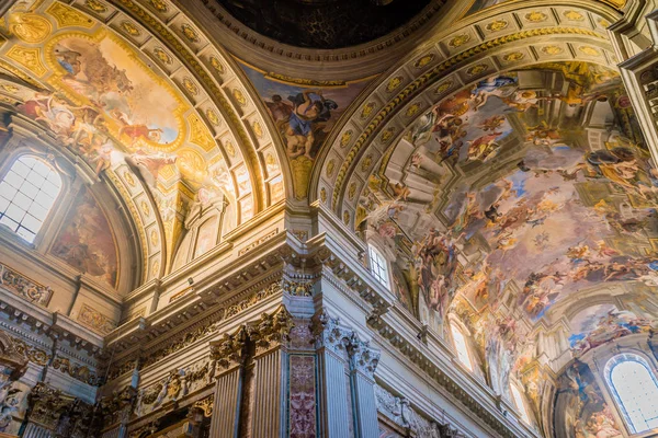 Igreja Sant Ignazio tectos pintados — Fotografia de Stock