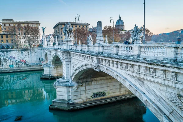 Ponte Vittorio Emanuele II em Roma — Fotografia de Stock