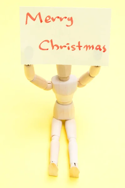 Merry Christmas ile sarı notlar holding ortak bebek