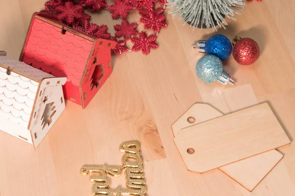 Kerstdecoratie: vintage concept — Stockfoto