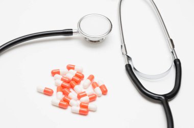 Tıbbi kavramı: stetoskop arka plan