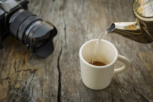 Kaffeezeit am Morgen — Stockfoto