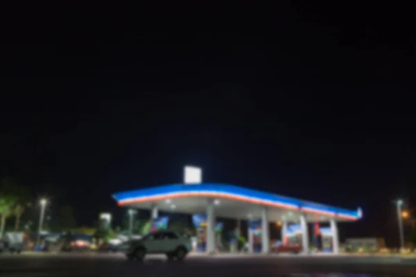 Posto de gasolina ou posto de gasolina — Fotografia de Stock