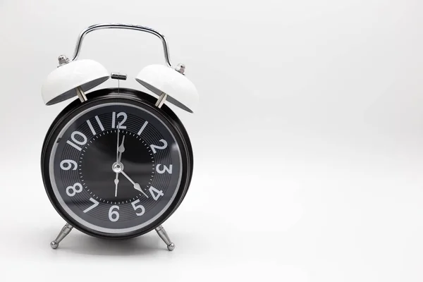 Έκλεισε εκλεκτής ποιότητας αναλογικό ρολόι που απομονώνονται σε λευκό φόντο. — Φωτογραφία Αρχείου