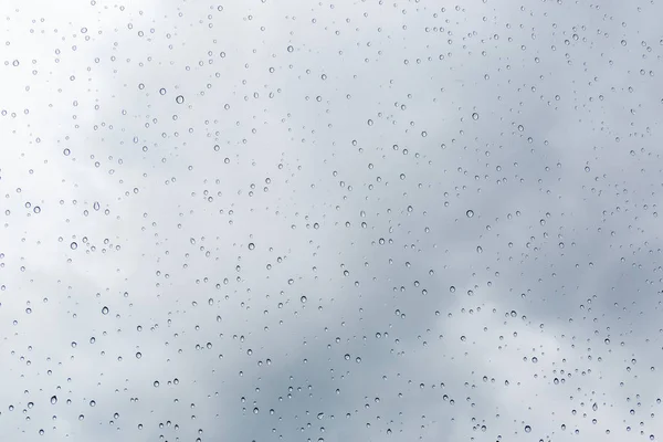 Краплі дощу на склі — стокове фото