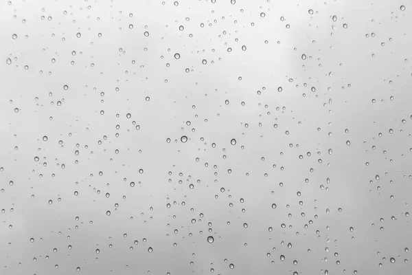 Raindrops on glass — Stock Photo, Image