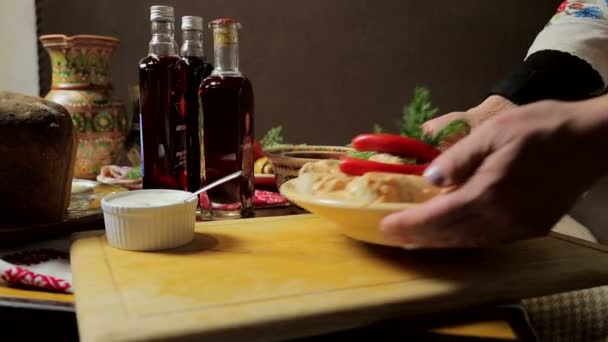 Cuisine traditionnelle ukrainienne et russe — Video